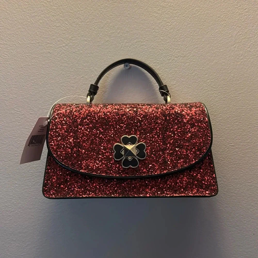 Nwt Kate Spade Odette Glitter Mini Top Handle Crossbody